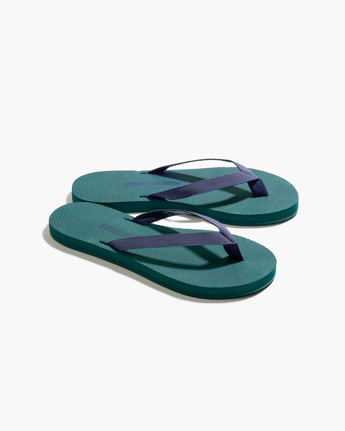 TKEES x J.CREW Sandal in Graffiti Green  - TKEES
