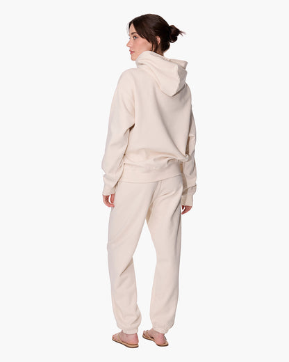 CloudSoft Pullover Hoodie Bone  - TKEES