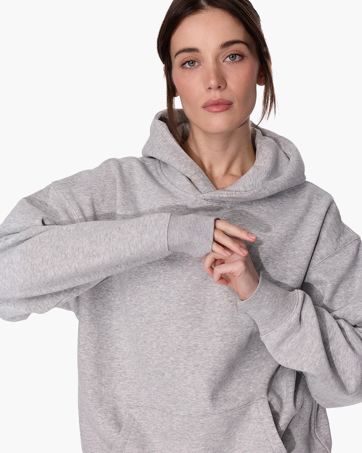 CloudSoft Pullover Hoodie Heather Grey  - TKEES