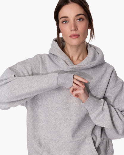 CloudSoft Pullover Hoodie Heather Grey  - TKEES