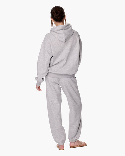 CloudSoft Pullover Hoodie Heather Grey  - TKEES