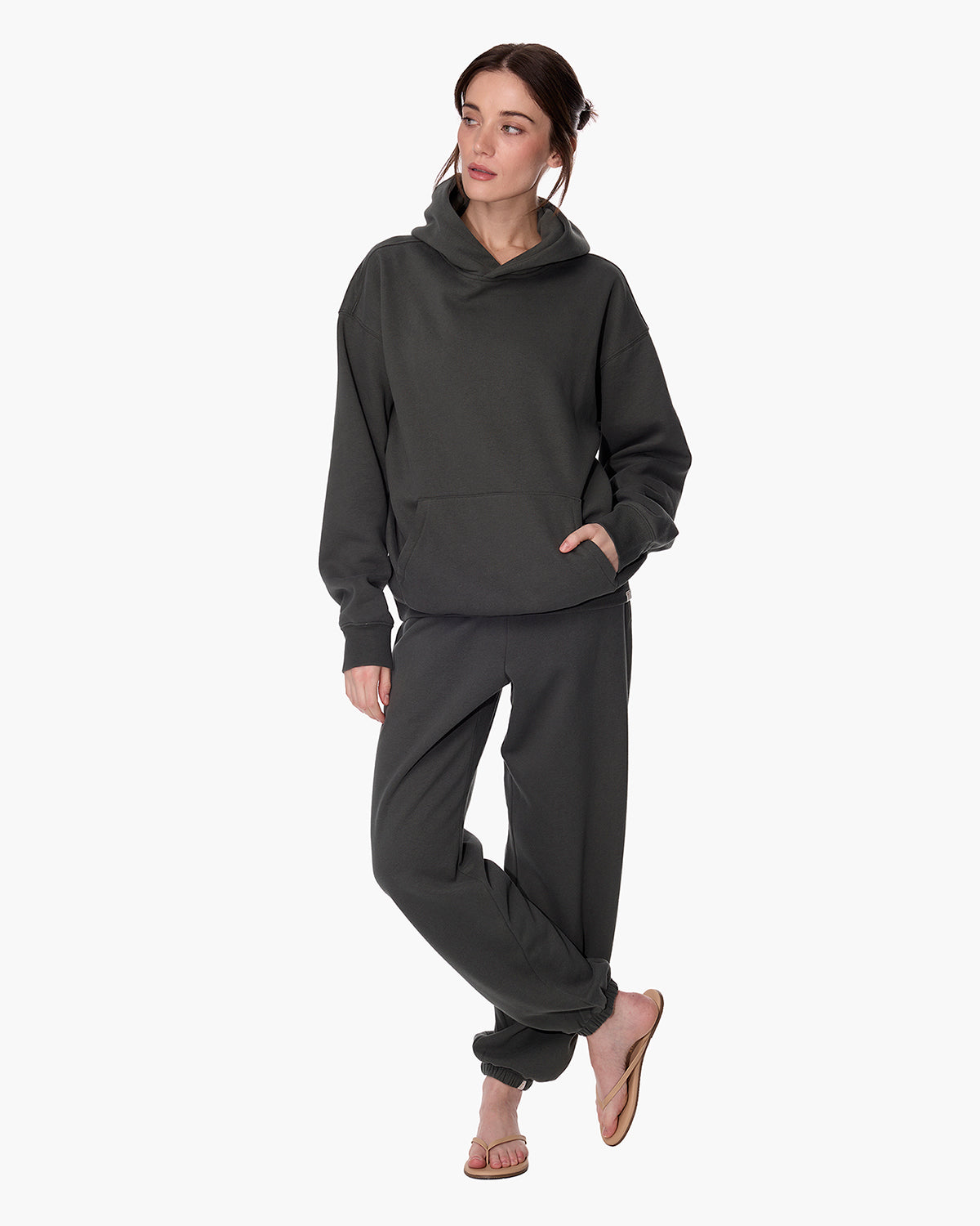CloudSoft Pullover Hoodie Green  - TKEES