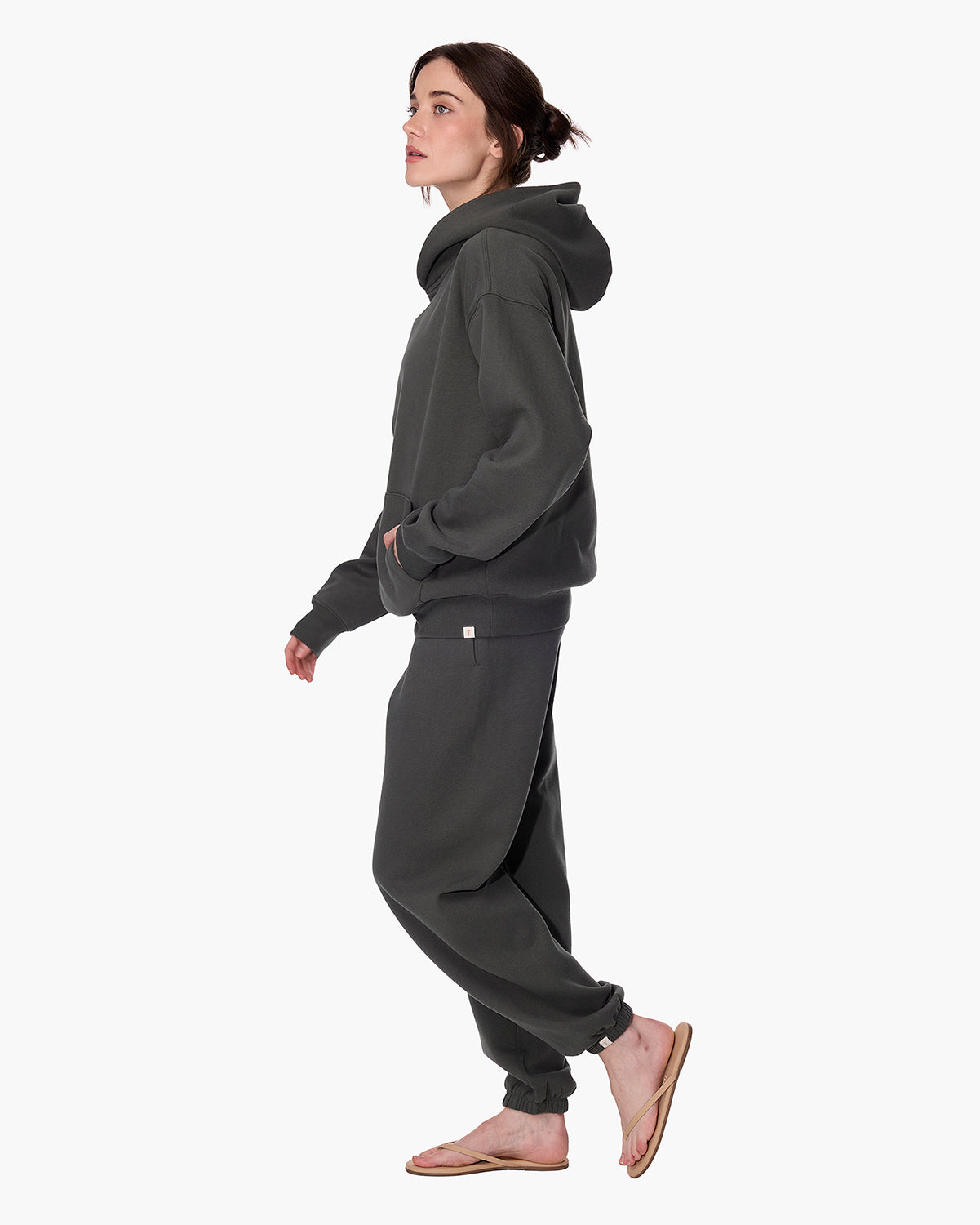 CloudSoft Pullover Hoodie Green  - TKEES