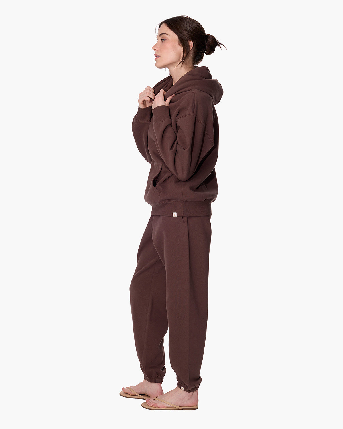 CloudSoft Pullover Hoodie Dark Chocolate  - TKEES