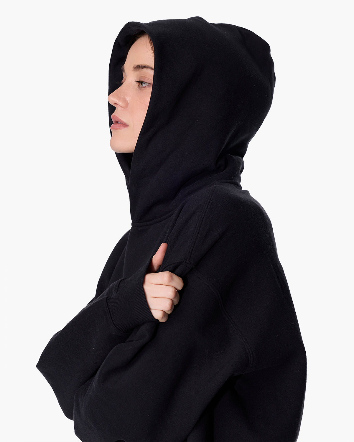 CloudSoft Pullover Hoodie Black  - TKEES