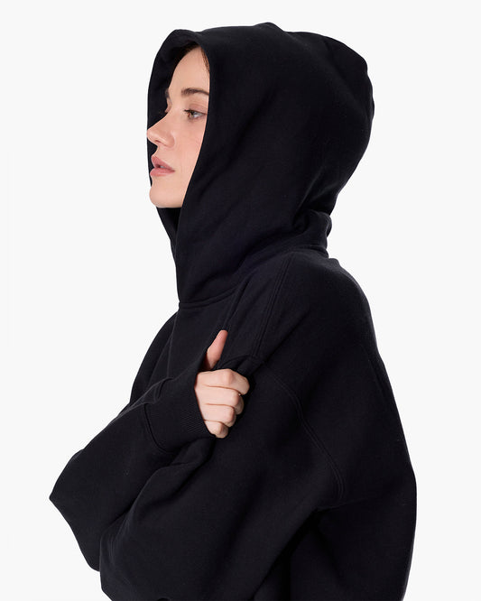 CloudSoft Pullover Hoodie Black  - TKEES