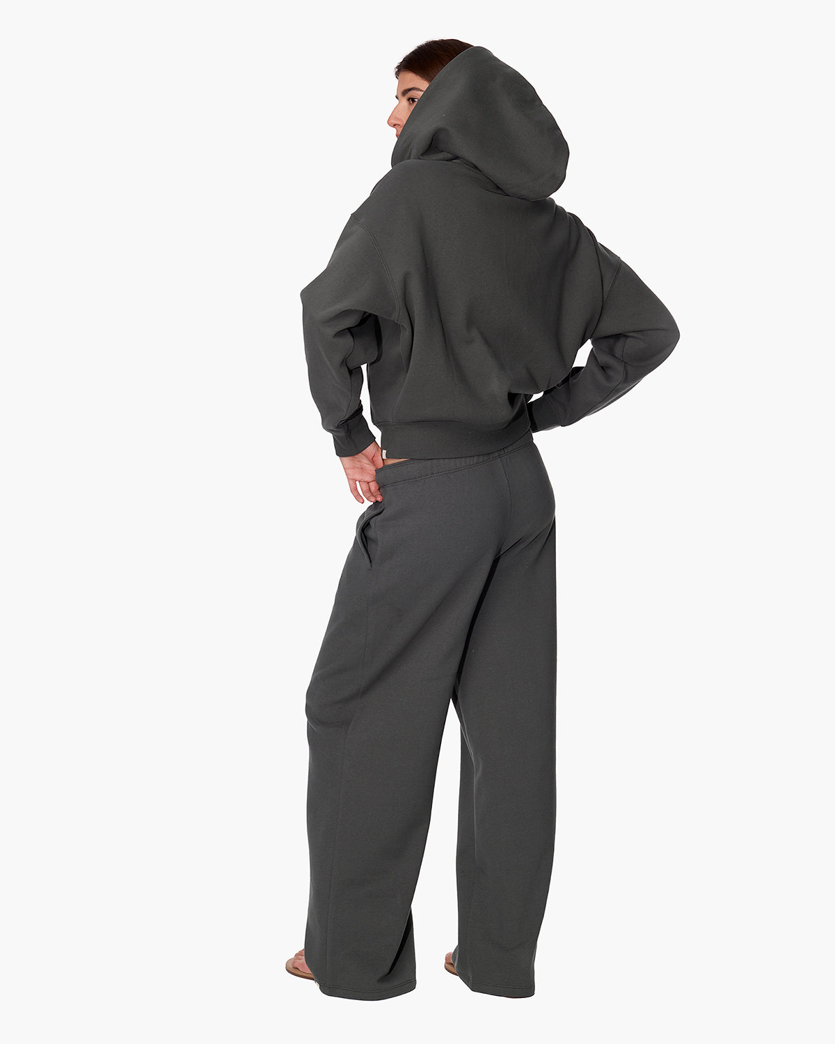 CloudSoft Zip Up Hoodie in Green  - TKEES