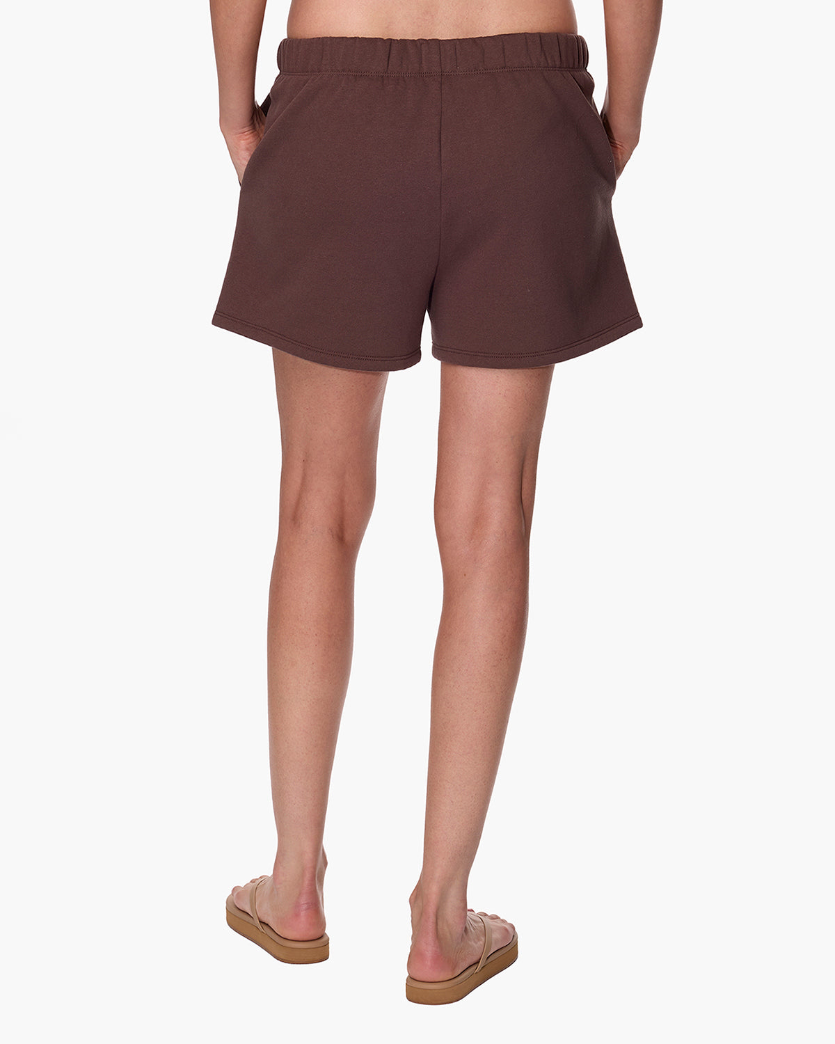 CloudSoft Sweat Short Dark Chocolate  - TKEES