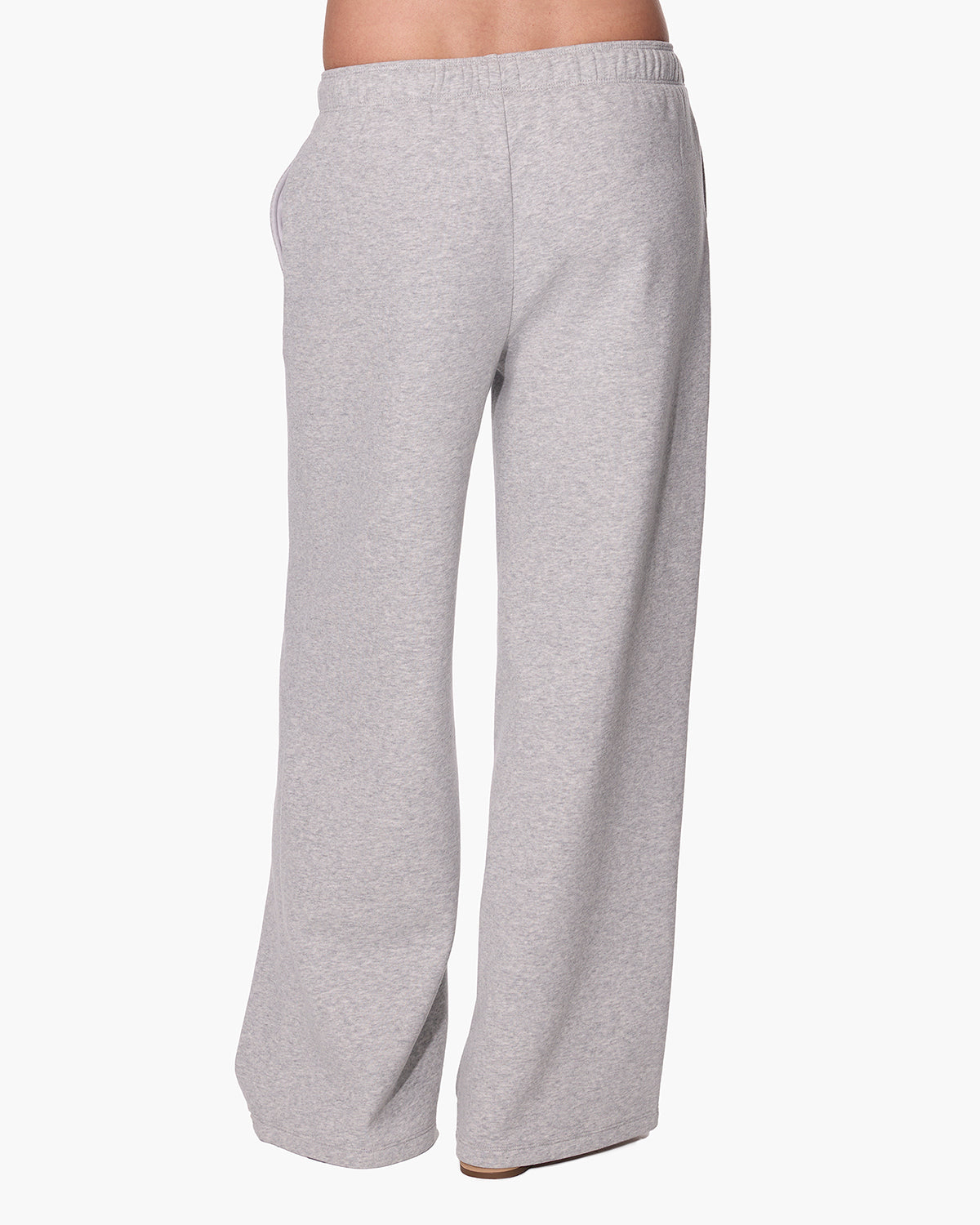 CloudSoft Wide Leg Jogger Heather Grey  - TKEES