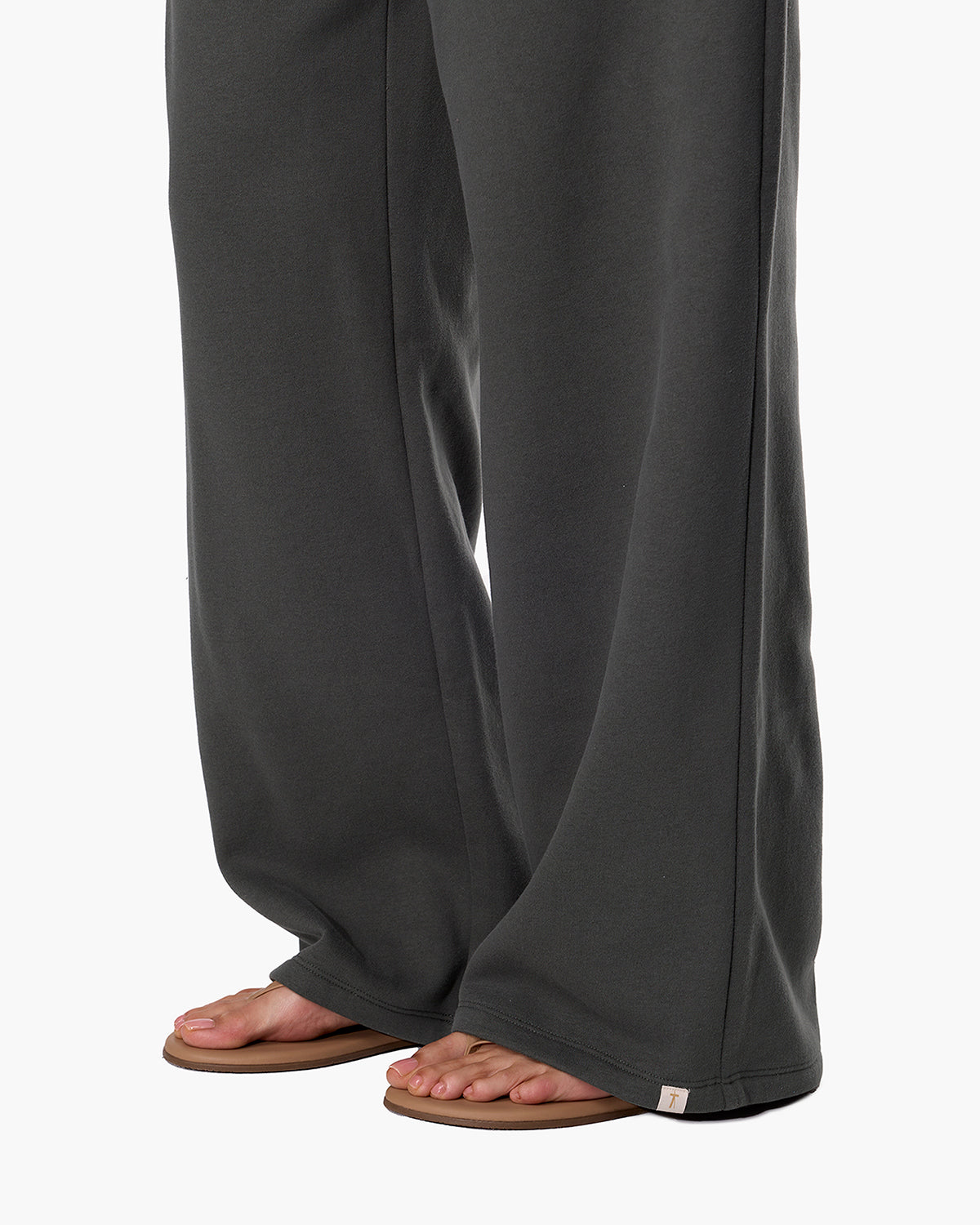 CloudSoft Wide Leg Jogger Green  - TKEES