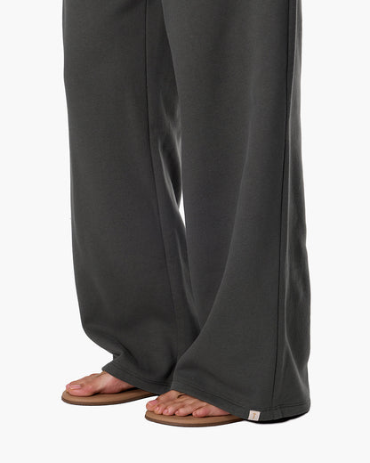 CloudSoft Wide Leg Jogger Green  - TKEES